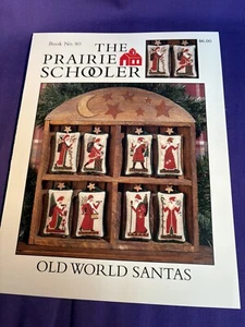 The Prairie Schooler OLD WORLD SANTAS no. 80 cardstock 1999 - Picture 1 of 9
