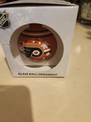 FOREVER COLLECTIBLES "PHILADELPHIS FLYERS" BOLA DE VIDRIO ADORNO -- NUEVO EN CAJA Foto 1 de 2
