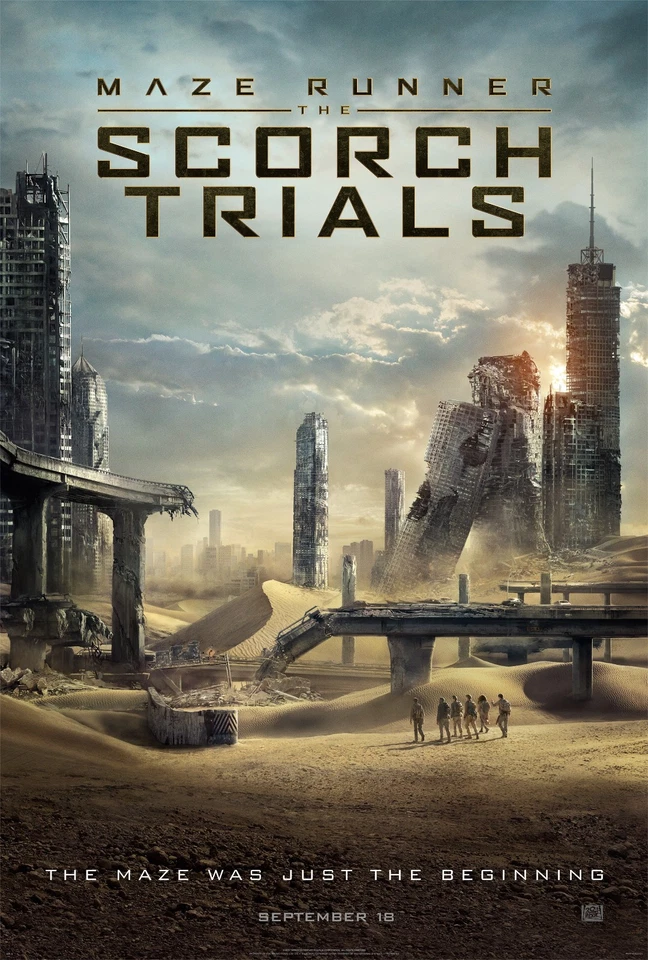 The Maze Runner movie poster - 11 x 17 inches - The Scorch Trials