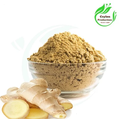 Polvo molido de raíz de jengibre orgánico seco Zingiber officinale Gengibre/Jiang Foto 1 de 4
