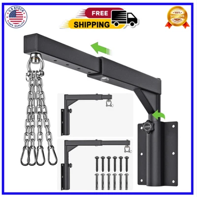 Настенная вешалка для тяжелых сумок, высокопрочная стойка для боксерских сумок, кронштейн для боксерских сумок - Изображение 1 из 4