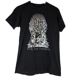 Game of Thrones T-Shirt Eiserner Thron "For the Throne" schwarz Gr. M Official HBO L - Bild 1 von 10