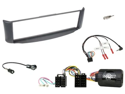 Einbauset Lenkradadapter DIN Autoradio für Smart ForTwo 2004-07 grau - Bild 1 von 4