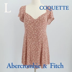 Neu mit Etikett Abercrombie Blumenkleid L Herzausschnitt kokett Fit & Flare Landhaus - Bild 1 von 9