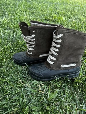 Steve Madden Nordik Brown Suede Fleece Lined Winter Boot Women's 10 Snow boots - Image 1 of 4