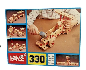Hanse System Tec 2 330 Denmark Beechwood Construction Toy Set Vintage New Sealed - Picture 1 of 9