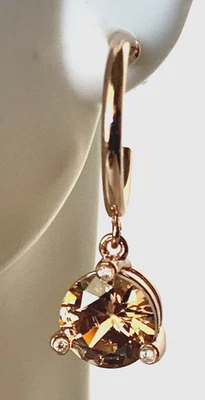 Kate Spade Rise & Shine Drop Huggie Earring Light Colorado With Dust Cover NWT - image 1 of 4