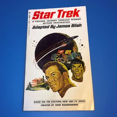 Original Bantam Books Star Trek #1 Paperback Book by James Blish 1967 - Image 1 of 4