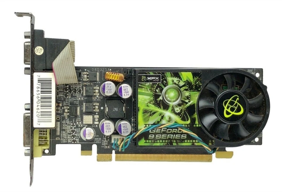 Graphics card XFX NVidia GeForce 9500 GT 512MB DDR2 PCI-E 2.0x16 DVI PV-T95G-YAL - Image 1 of 1
