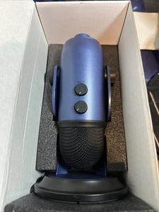 Logitech Blue Yeti Premium MultiPattern USB Condenser Microphone PC/Mac Midnight - Picture 1 of 8
