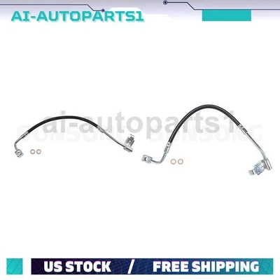 Manguera hidráulica de freno trasero para Jeep Wrangler 2008 2009 2010 2011 2012 2 piezas Foto 1 de 4