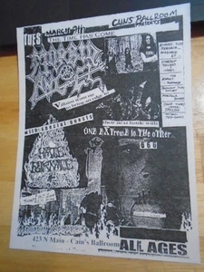 RARE Morbid Angel Nile Hate Furnace 1999 CONCERT FLYER Terrorizer formulas TULSA - Bild 1 von 1