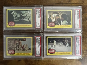 Star Wars 1977 Topps Series 3 Yellow, Incomplete Set, 4 Cards In PSA Gem Mt 10 - Picture 1 of 6