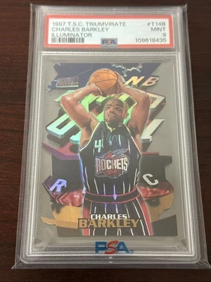 Stadium Club Triumvirate Illuminator 1997 #T14B Charles Barkley PSA 9 Foto 1 de 2
