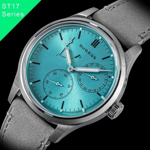 Seagull Sugess ST1787, Auqa Blue, Power Indicator, Date, Display, Automatic,1963 - Picture 1 of 20