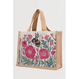 Seasalt Cute Jute Bag - Poppyfield Buzzy Bee Radish - BNWT - Picture 1 of 1