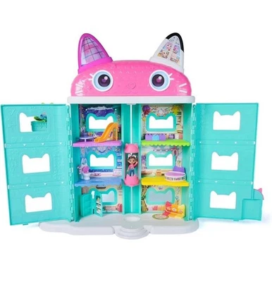 Gabby's Dollhouse Film Deluxe interaktives Miau-erstaunliches Puppenhaus Spielset Spielzeug - Bild 1 von 4