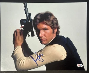 Harrison Ford Signed 11x14 Star Wars Han Solo Color Photo PSA/DNA AUTO LOA - Picture 1 of 2