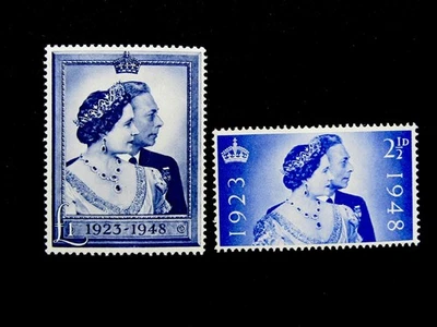 Estampilla de Gran Bretaña nystamps # 267-268 como nueva OG H O31y1978 Foto 1 de 2