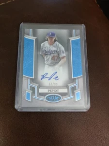 2024 Topps Tier One Break Out Autographs Blue Foil #BOA-RP Ryan Pepiot /99 Auto - Picture 1 of 2
