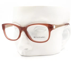 Gafas Bvlgari 4081H 5265 rubor lechoso marrón 51-17-135 - Imagen 1 de 9