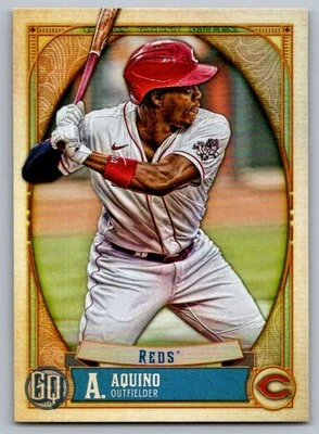2021 Topps Gypsy Queen Aristides Aquino Auto Cincinnati Reds #131 - Image 1 of 2