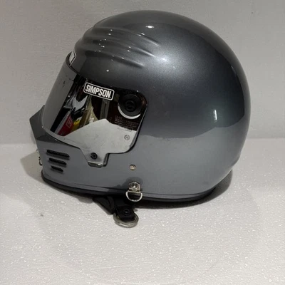 Simpson Outlaw Bandit Motorcycle Helmet XL 60-62mm  Gunmetal DOT SNELL M2015 - Image 1 of 4