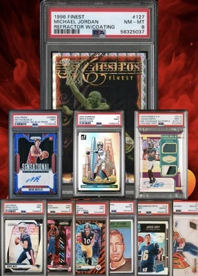 LEER NOTAS - 1996 Topps Finest Michael Jordan Refractor Estuche Chase Repacks Foto 1 de 4