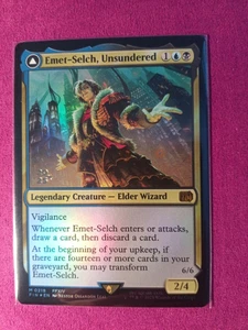 MtG Final Fantasy Emet-Selch, Unsundered foil Jahresstempel prerelease Promo ENG - Bild 1 von 2