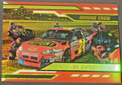 Jeff Gordon 2008 Press Pass Stealth Chrome Exclusives Parallel #60 (64/99) - Image 1 of 2