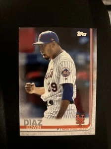 2019 Topps Update Base #US17 Edwin Diaz New York Mets - Picture 1 of 2