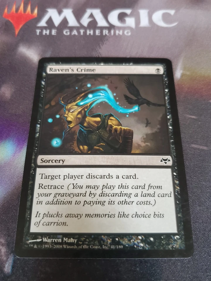 Mtg. 2x Raven's Crime. Eventide. Lp - Image 1 of 1