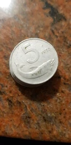 Monete 5 lire 1955 - Foto 1 di 2