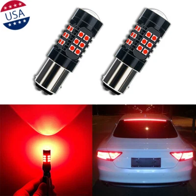 Luz trasera de freno intermitente 1157 LED estroboscópica intermitente/bombillas de advertencia de seguridad de estacionamiento Foto 1 de 4