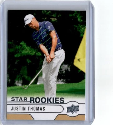 2021 SP Authentic Upper Deck Star Rookies #UDR1 Justin Thomas - Image 1 of 2