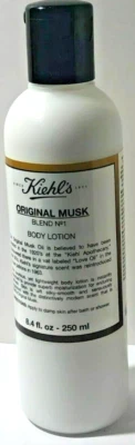 Kiehl's Original Musk Body Lotion 8.4 oz / 250 ml New Sealed Retail Price: $28 - Image 1 of 3