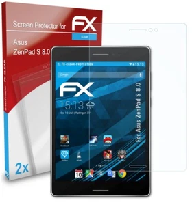 atFoliX 2x Película Protectora para Asus ZenPad S 8.0 transparente - Imagen 1 de 9