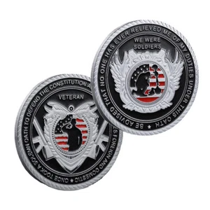 Veteran US ARMY Military Commemorative Gift Challenge Coin Medal Collectible - Picture 1 of 9