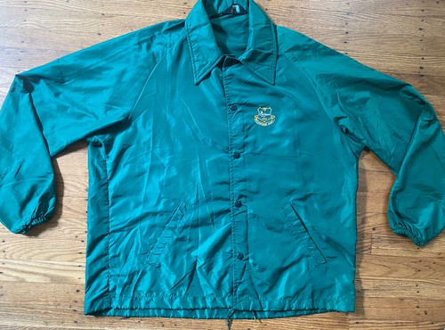 Rara giacca CHAMPION RUNNING MAN William&Mary COACHES anni 50 verde.XL