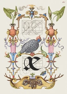 14102. Póster de decoración. Diseño de pared de cocina. Arte de caligrafía floral renacentista. - Imagen 1 de 1