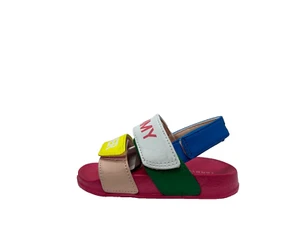 TOMMY HILFIGER Colour-Blocked Logo Sandalias Niños Ru 6 US 6.5 Eu 23 Ref.3334- - Picture 1 of 5