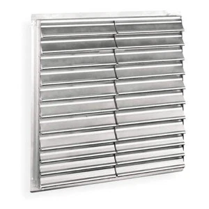 DAYTON 2FTX8 Exhaust Shutter,48 In,Aluminum 2FTX8 - Picture 1 of 2