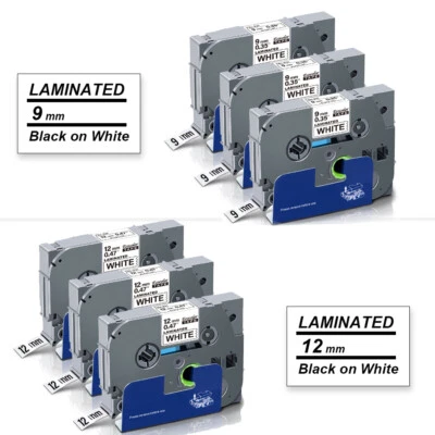 3x Labelling Tape TZe-231 TZe-221 Compatible with Brother P-Touch PT-1010 1000 H100LB - Image 1 of 4