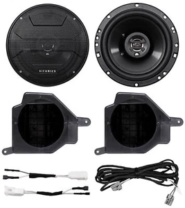 (2) Altavoces Hifonics ZS653 + Carcasas para Jeep Gladiator 2020 + 18 + Wrangler JL - Imagen 1 de 12