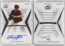 2012 Leaf Ultimate Draft Silver /25 Chris Stratton #BA-CS2 Auto