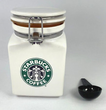 Starbucks Coffee Canister Ceramic Bee House Japan Tea Storage Jar Vintage 2010