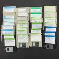 LOT of 29 Vintage 3.5 Floppy Disks - Apple II IIe IIc IIGS Computers