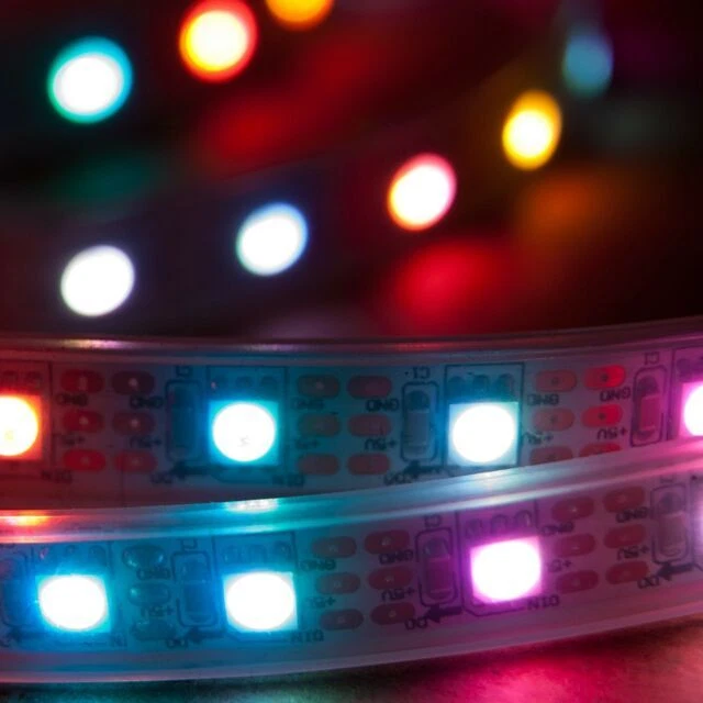 NooElec 1m 60-pixel Addressable 24-bit RGB LED Strip 5v Ip68 Waterproof