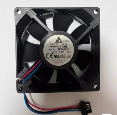 Delta AFB0824VH 8025 DC24V 0.21A 8CM 3-Wire Inverter Cooling Fan - Image 1 of 2