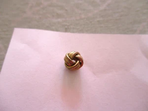 Ohrstecker Ohrring goldfarben Knoten - Bild 1 von 3